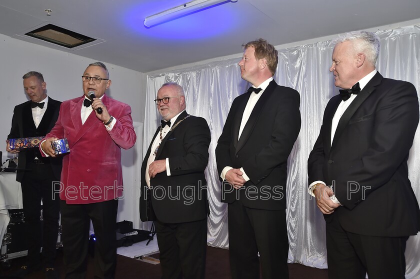 DAL6294 
 Peterborough Community Business Awards at the Marriott Hotel. Gez Chetal with Mike Greene, Wayne Fitzgerald and Paul Bristow